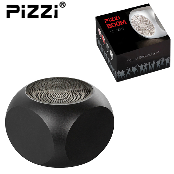 רמקול PiZZi Boom  Bluetooth בצבע שחור