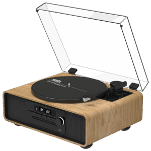 MIC-300 cosy: פטיפון משולב מערכת שמע- נגן CD/ רדיו דיגיטלי