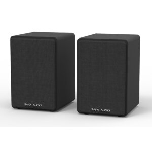 רמקולים אלחוטיים\חוטיים לפטיפונים + שלט WS-602 שחור