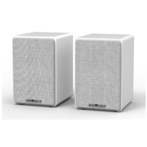 רמקולים אלחוטיים\חוטיים לפטיפונים + שלט WS-602 לבן