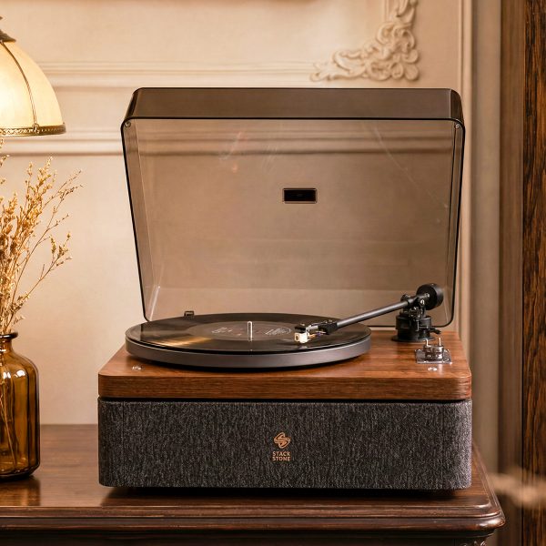פטיפון סאפה רמקולים מובנים DS07: פטיפון מבית stackstone, sound by JAMO – תמונה 4
